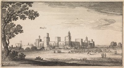 Vedute inglesi: Windsor da Wenceslaus Hollar