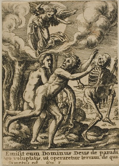 Espulsione dal Paradiso da Wenceslaus Hollar