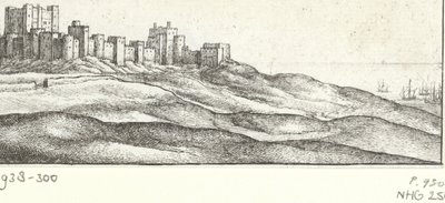 Veduta del Castello di Dover da Wenceslaus Hollar