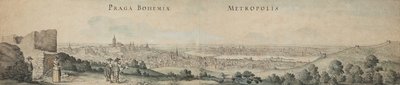 Grande vista di Praga da Wenceslaus Hollar