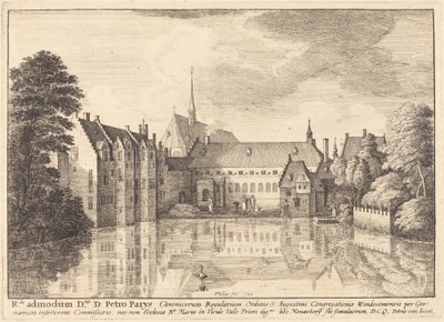 Abbazia di Groenendael da Wenceslaus Hollar