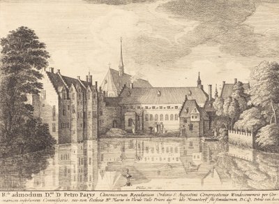 Abbazia di Groenendael, 1647 da Wenceslaus Hollar