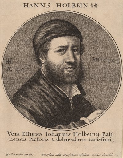 Hans Holbein il Giovane da Wenceslaus Hollar