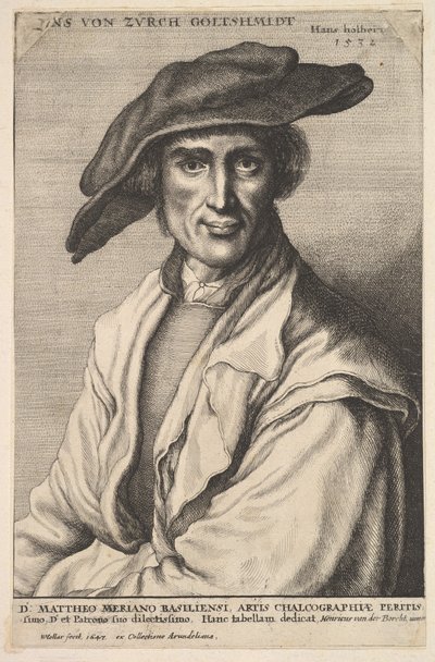 Hans von Zürich Goltshmidt, 1647 da Wenceslaus Hollar