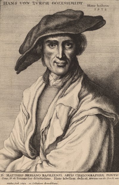 Hans von Zurch, Orafo, 1647 da Wenceslaus Hollar