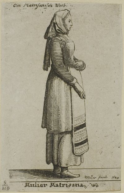 Donna ungherese da Wenceslaus Hollar