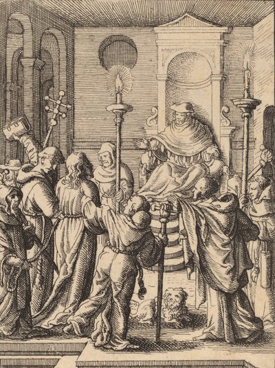 Gesù davanti ad Anna da Wenceslaus Hollar