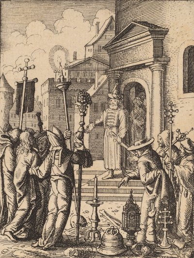 Gesù davanti a Pilato da Wenceslaus Hollar