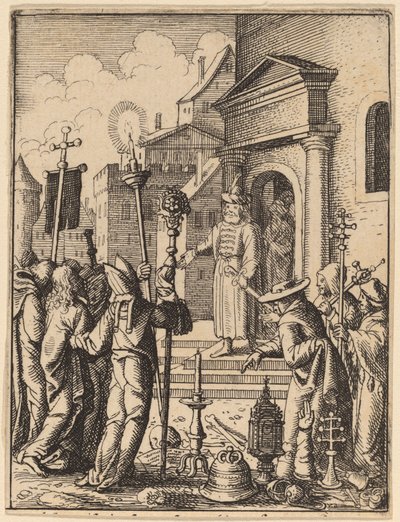 Gesù davanti a Pilato da Wenceslaus Hollar