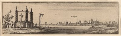 Kampen, c. 1632 da Wenceslaus Hollar