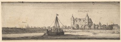 Castello di Kelsterbach vicino a Höchst am Main da Wenceslaus Hollar