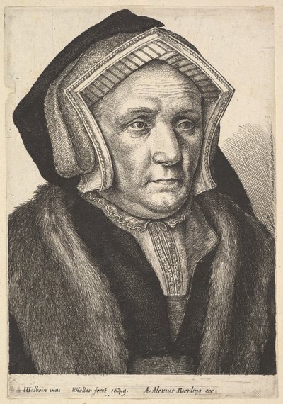 Lady Mary Butts da Wenceslaus Hollar
