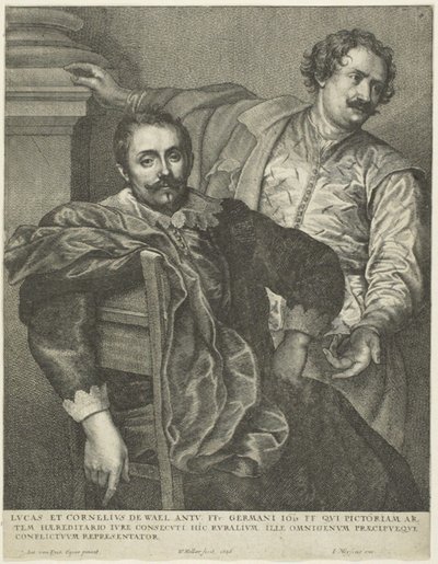 Lucas e Cornelis de Wael da Wenceslaus Hollar