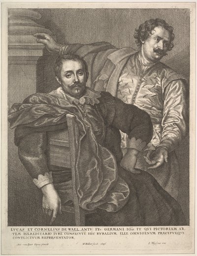 Lucas e Cornelius van Wael, 1646 da Wenceslaus Hollar
