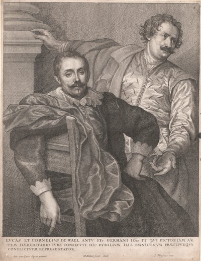 Lucas e Cornelius de Wael da Wenceslaus Hollar
