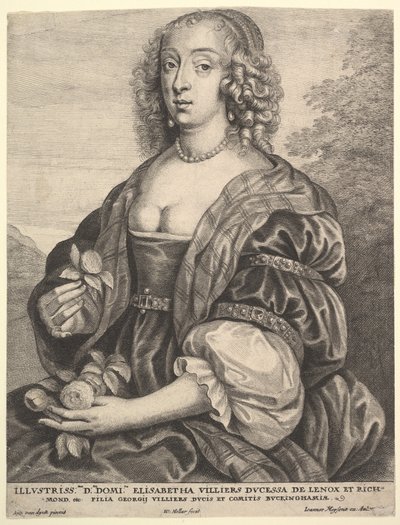 Mary Villiers, Duchessa di Lennox e Richmond da Wenceslaus Hollar