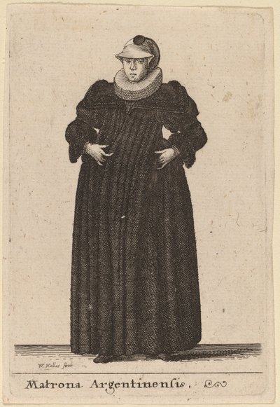 Matrona argentina da Wenceslaus Hollar