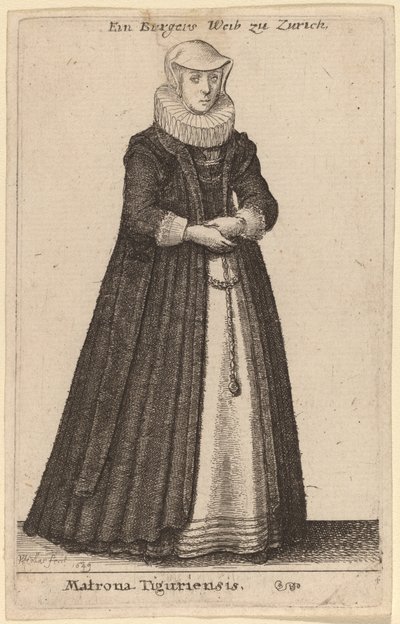 Matrona Tiguriensis da Wenceslaus Hollar