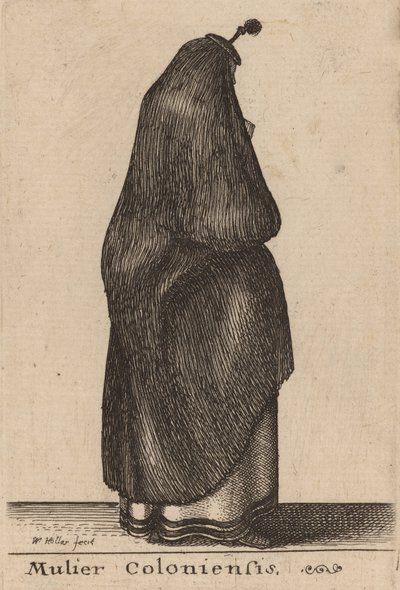 Mulier Coloniensis da Wenceslaus Hollar