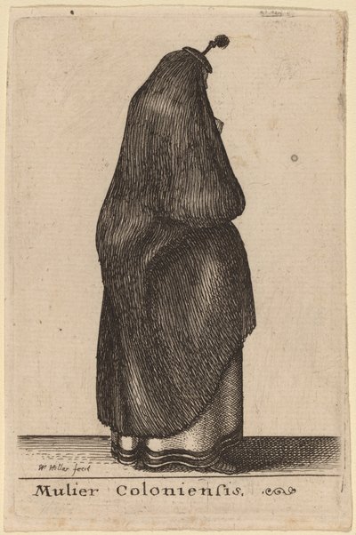Mulier Coloniensis da Wenceslaus Hollar