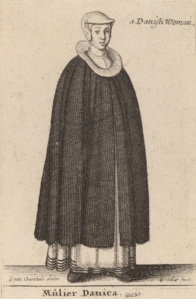Mulier Danica da Wenceslaus Hollar