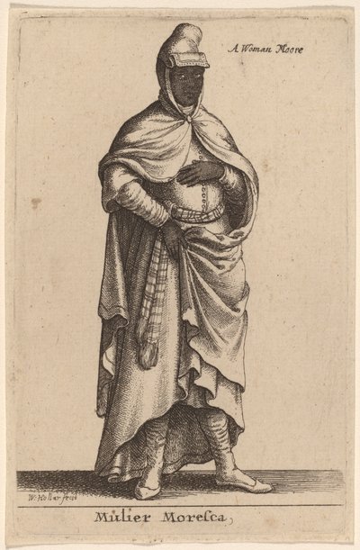 Mulier Moresca da Wenceslaus Hollar