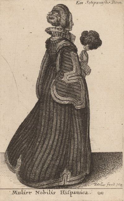 Mulier Nobilis Hispanica da Wenceslaus Hollar