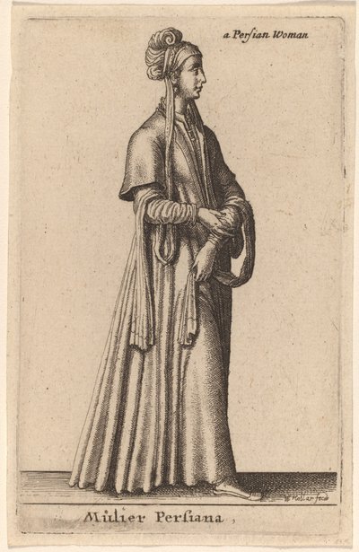 Donna persiana da Wenceslaus Hollar