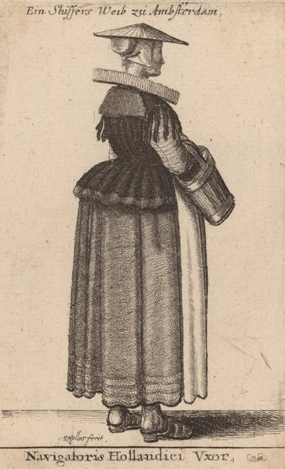 Navigatoris Hollandici Vxor da Wenceslaus Hollar