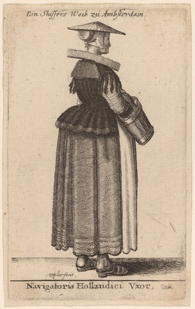 Navigatoris Hollandici Vxor da Wenceslaus Hollar