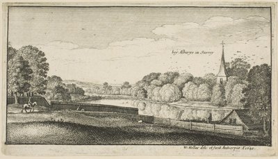 Vicino ad Albury da Wenceslaus Hollar