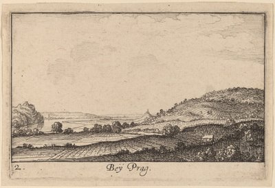 Vicino a Praga da Wenceslaus Hollar