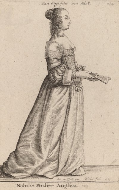 Nobilis Mulier Anglica da Wenceslaus Hollar