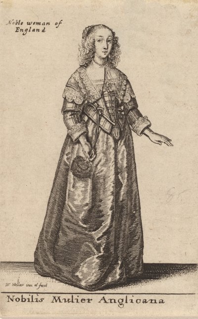 Nobilis Mulier Anglicana da Wenceslaus Hollar
