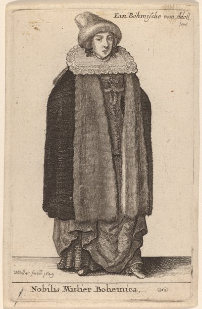 Nobile Donna Boema da Wenceslaus Hollar