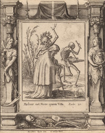 Vecchia donna, 1651 da Wenceslaus Hollar