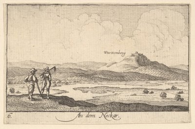 Sul Neckar da Wenceslaus Hollar