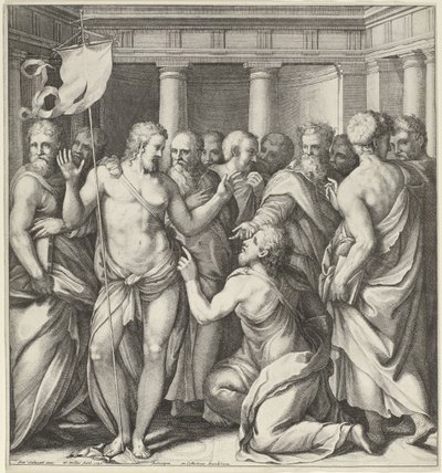 Incredulità di Tommaso da Wenceslaus Hollar