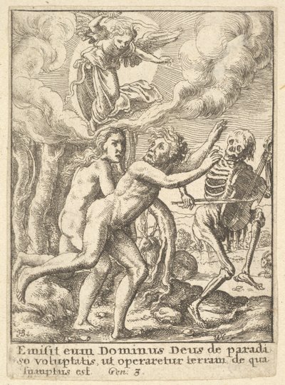 Paradiso Perduto, dalla Danza della Morte da Wenceslaus Hollar