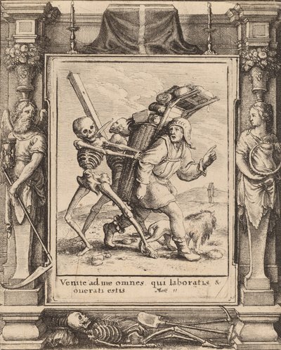 Venditore ambulante, 1651 da Wenceslaus Hollar