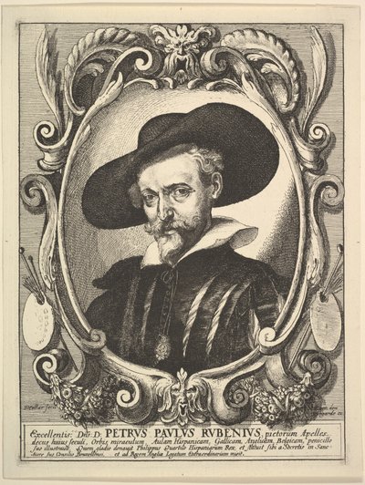 Peter Paul Rubens Petrus Paulus Rubenius, 1625-77 da Wenceslaus Hollar
