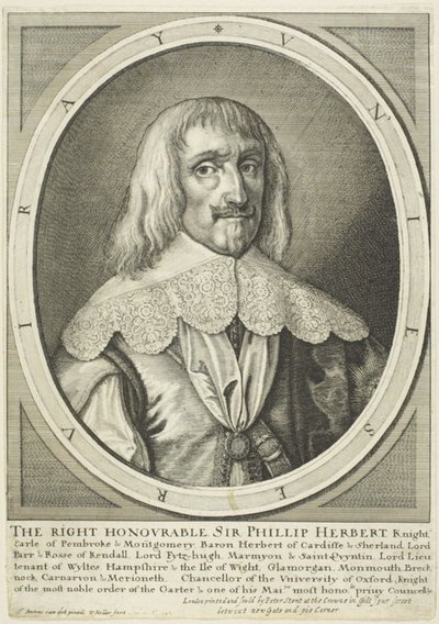 Philip Herbert, conte di Pembroke da Wenceslaus Hollar