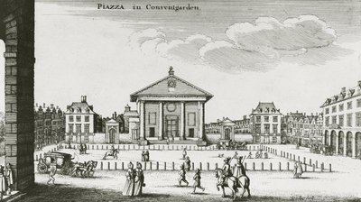 Piazza a Covent Garden, 1640 da Wenceslaus Hollar