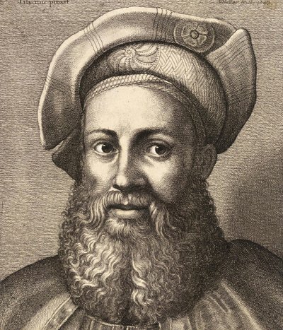 Ritratto di Pietro Aretino, c.1670 da Wenceslaus Hollar