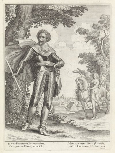 Portret van Frederik Hendrik, prins van Oranje da Wenceslaus Hollar