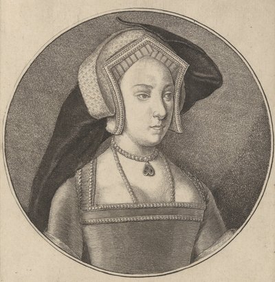 Principessa Maria, figlia di Enrico VIII, 1647 da Wenceslaus Hollar