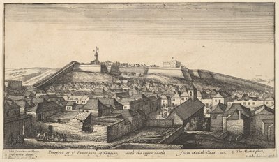 Prospettiva della parte interna di Tangeri, ca. 1670 da Wenceslaus Hollar