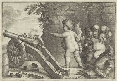 Putti sparano un cannone: L