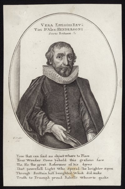Reverendo Alexander Henderson da Wenceslaus Hollar