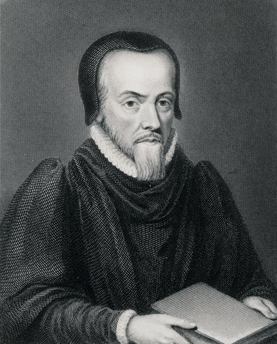 Richard Hooker (c.1554-1600), inciso da Edward Finden da Wenceslaus Hollar